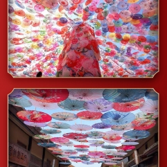 景区纸伞
